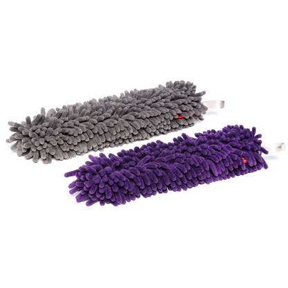 WoollyWormit Brush Cover 2-Pack Grey & Purple