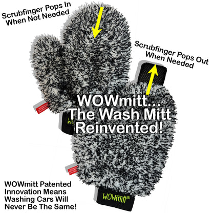 NEW! WOWmitt® LP Wash Mitt - 2 Pack - Only $8.49 Per Mitt In 2-Pack!