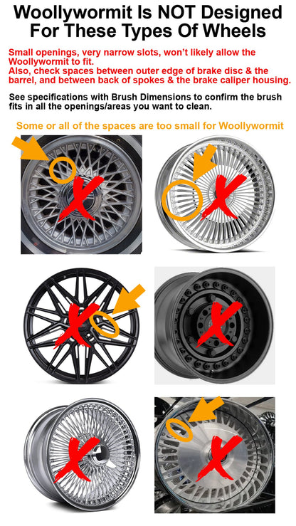 WoollyWormit Wheel Brush - Ver. 2.0