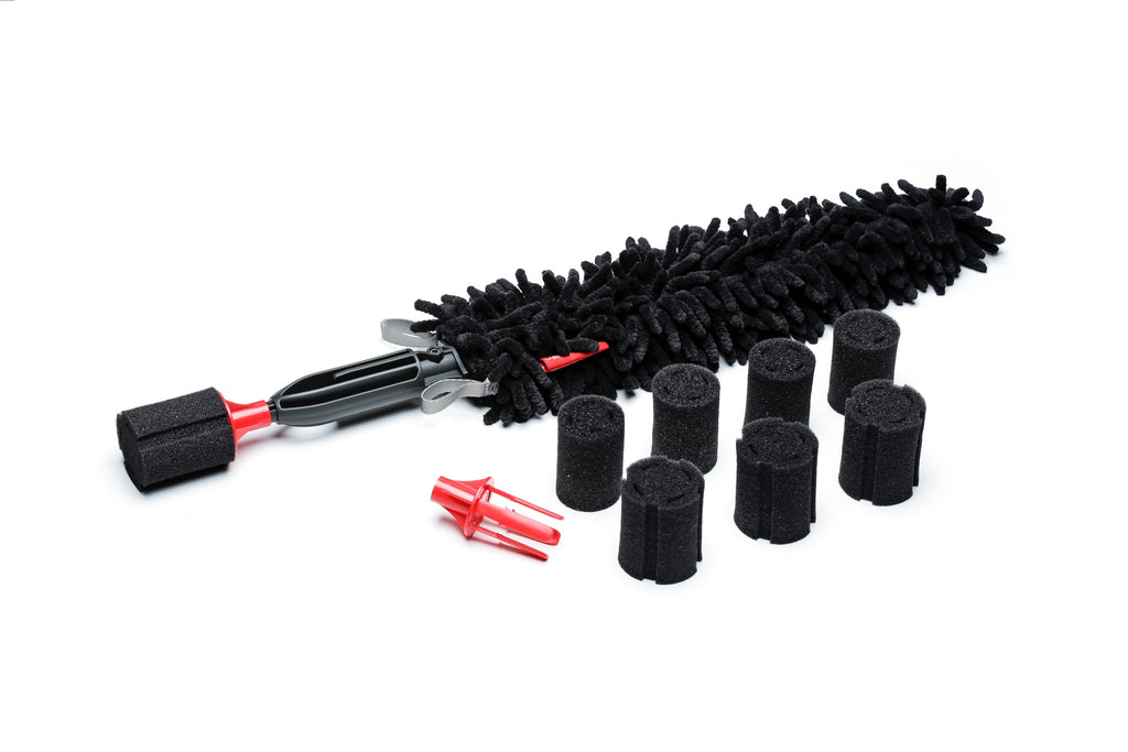 Microfiber Wheel Cleaning Brush Kit with Car Detailing Brush